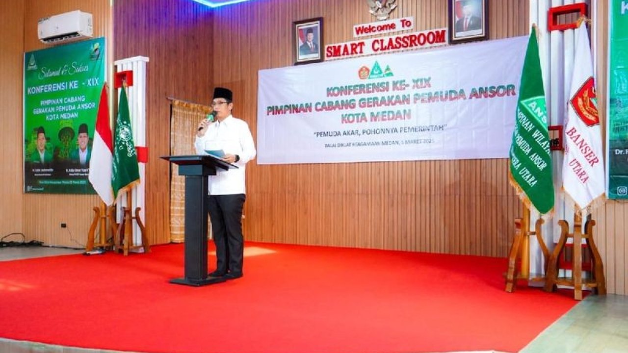 Wali Kota Medan, Rico Tri Putra Bayu Waas, mengajak GP Ansor untuk bersinergi membangun kota Medan, mencegah generasi muda dari pengaruh negatif, dan mewujudkan program pemerintah yang efektif dan efisien.
