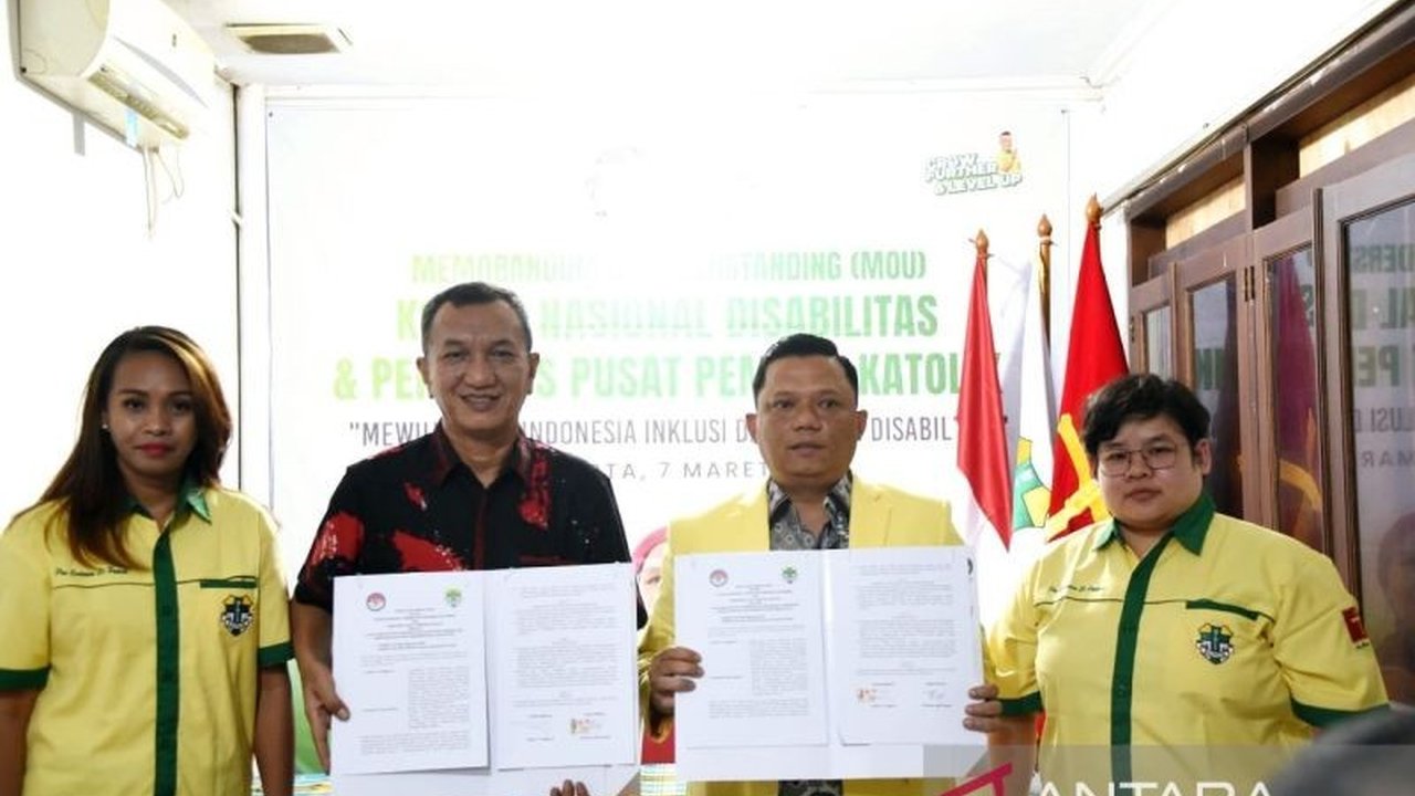 Pemuda Katolik secara resmi mendukung penuh penghormatan, pelindungan, dan pemenuhan hak penyandang disabilitas di Indonesia melalui nota kesepahaman dengan Komisi Nasional Disabilitas.