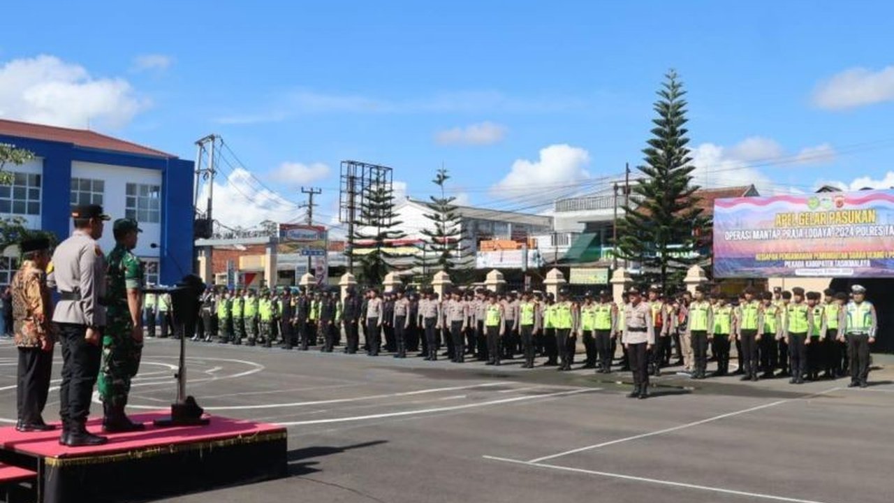 Polres Tasikmalaya mengerahkan 1.200 personel gabungan untuk mengamankan Pemungutan Suara Ulang (PSU) Pilkada Kabupaten Tasikmalaya yang diputuskan Mahkamah Konstitusi.