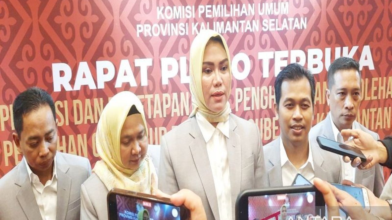 KPU Kalsel resmi menetapkan Pemungutan Suara Ulang (PSU) Pilkada Banjarbaru akan digelar pada 19 April 2025, dengan dua pilihan: pasangan calon nomor urut 1 atau kotak kosong.