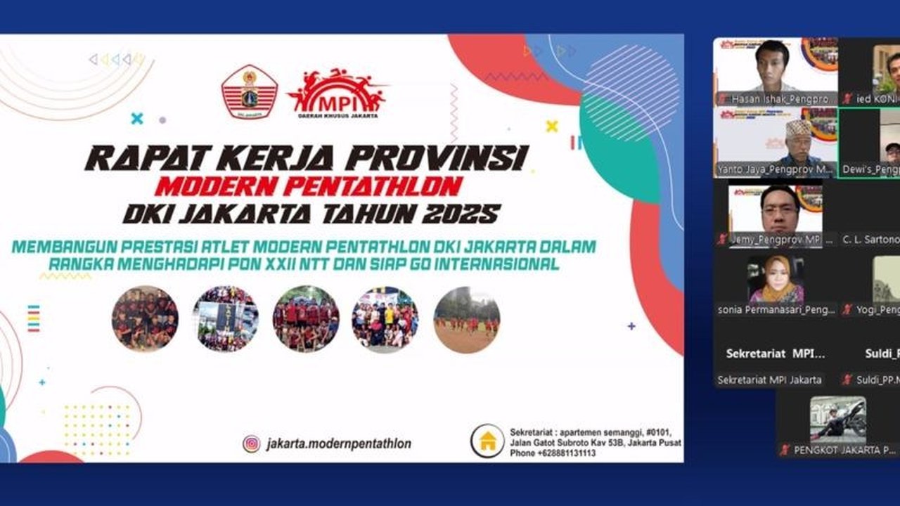 MPI DKI Jakarta menggelar Rakerda untuk menyiapkan strategi peningkatan prestasi atlet menuju PON 2028 dan ajang internasional, meliputi digitalisasi, pengembangan klub, dan peningkatan SDM.