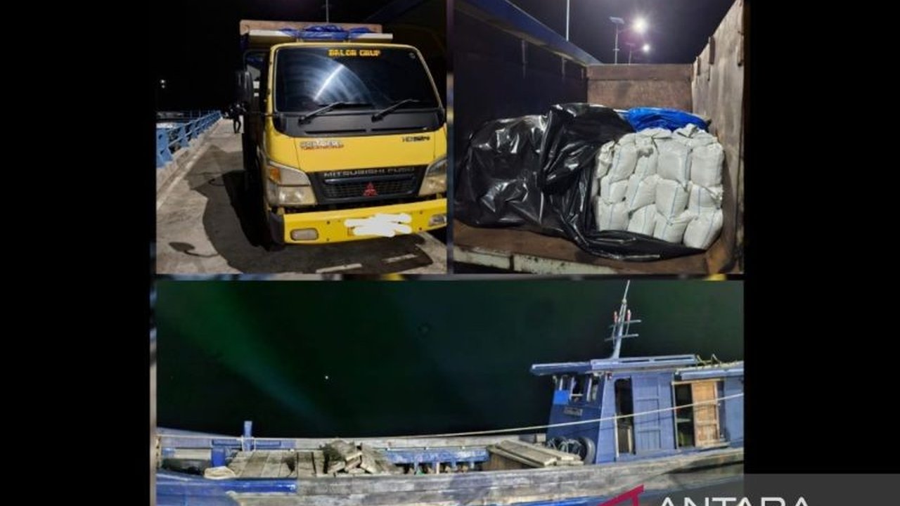 Polda Babel bersama Polres Belitung menggagalkan penyelundupan ratusan karung bijih timah di Pelabuhan Nyatoh, Belitung, dengan barang bukti berupa dua truk, kapal kayu, dan alat komunikasi.