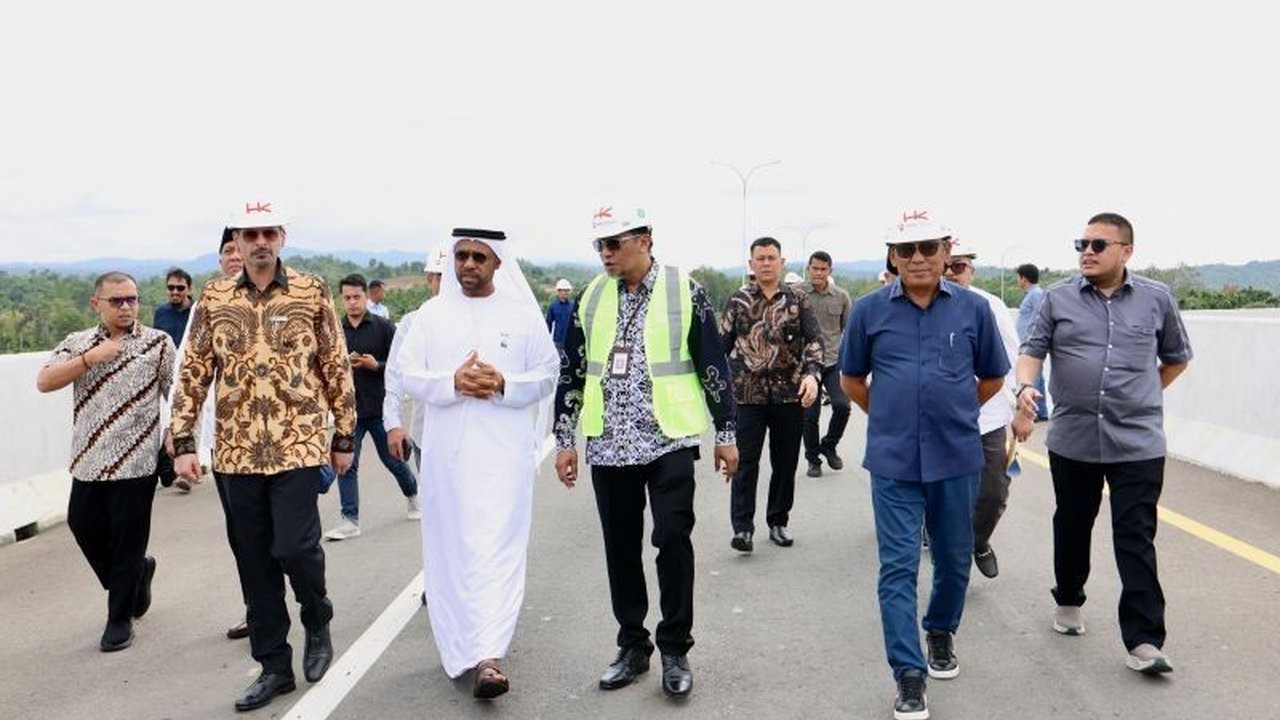 Pemerintah Aceh berharap Uni Emirat Arab (UEA) melanjutkan pembangunan Jalan Tol Sibanceh hingga ke Pangkalan Brandan, Sumatera Utara, guna meningkatkan konektivitas dan perekonomian daerah.