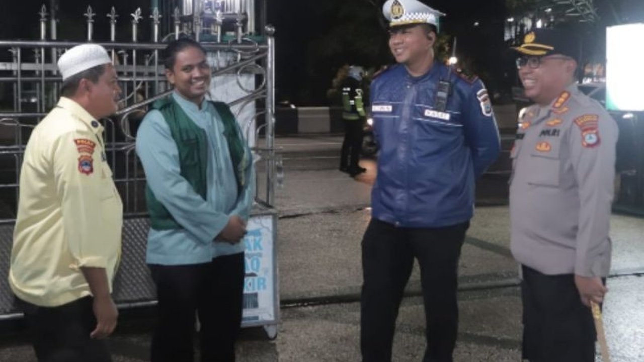 Patroli Polresta Banjarmasin Jamin Keamanan Ibadah Ramadhan
