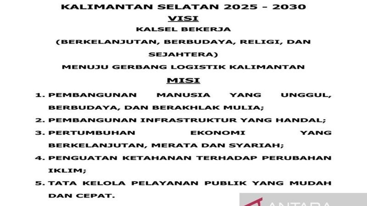 Seluruh perangkat daerah di Kalimantan Selatan diinstruksikan Pemprov Kalsel untuk membacakan visi dan misi Gubernur dan Wagub terpilih di setiap apel pagi, guna menginternalisasikan kepemimpinan baru.