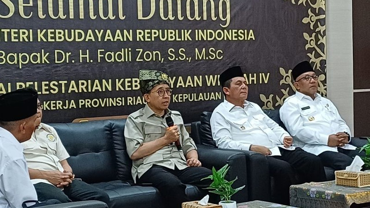 Menteri Kebudayaan Fadli Zon mendorong pemanfaatan benda muatan kapal tenggelam (BMKT) di Kepri sebagai sumber ekonomi dan pemasukan negara, mengingat 60 persen BMKT Indonesia berada di perairan Kepri.