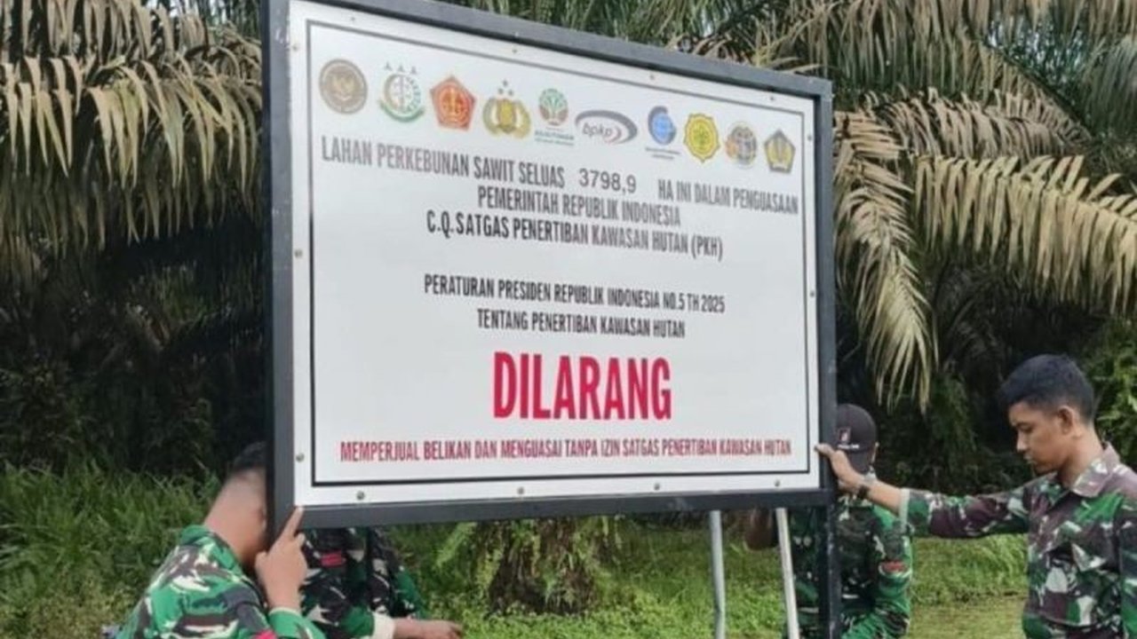 Satgas Garuda menyita lahan sawit seluas 3.798,9 hektare milik PT Agro Bukit di Kalimantan Tengah karena pelanggaran perizinan dan dugaan kerugian negara miliaran rupiah.