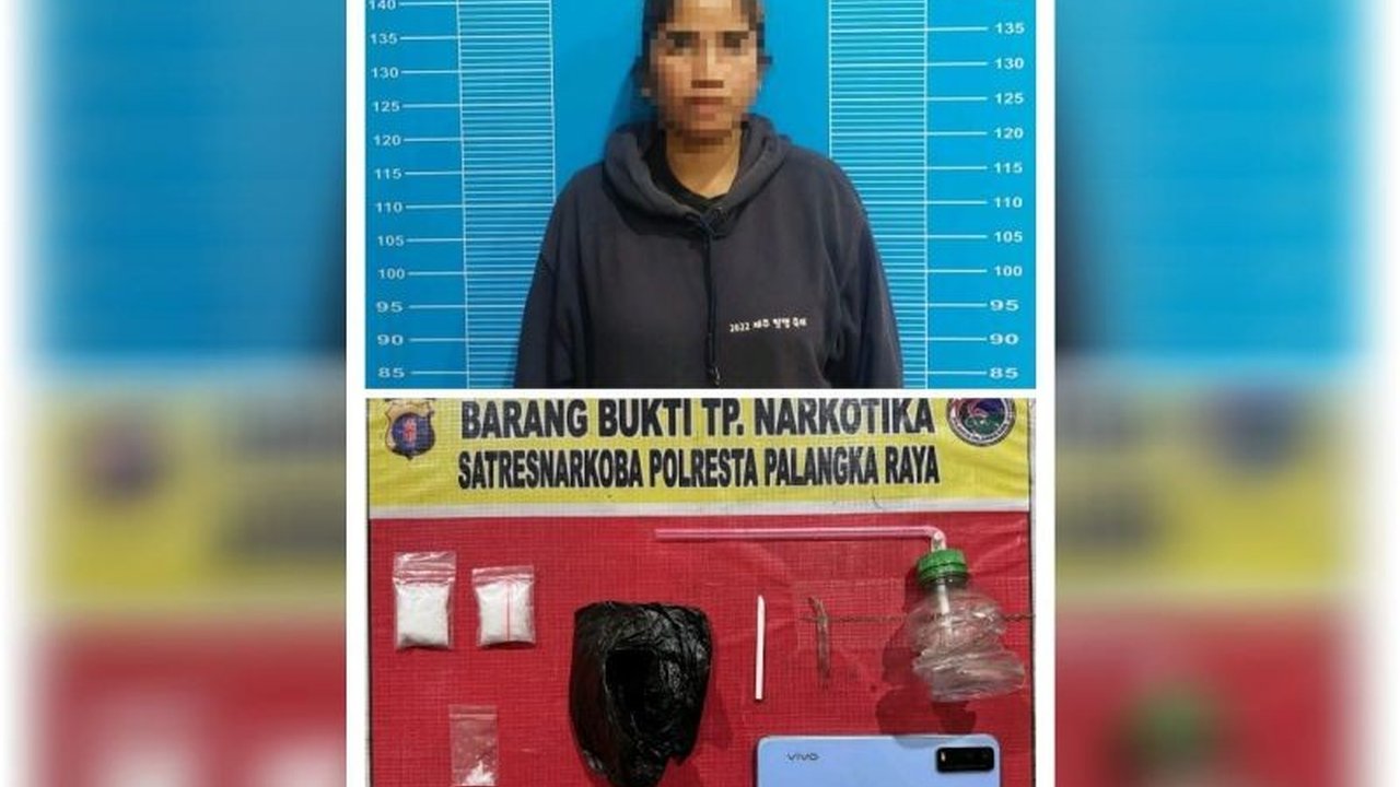 Polresta Palangka Raya berhasil meringkus seorang wanita berinisial SS (31) yang kedapatan mengedarkan 9,8 gram sabu dan sejumlah barang bukti lainnya di Jalan Tjilik Riwut Km 1.