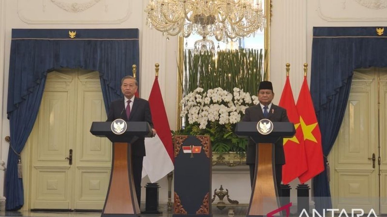 Sekretaris Jenderal Partai Komunis Vietnam, To Lam, optimis di bawah kepemimpinan Presiden Prabowo Subianto, Indonesia akan menjadi negara maju pada perayaan HUT ke-100 RI tahun 2045.