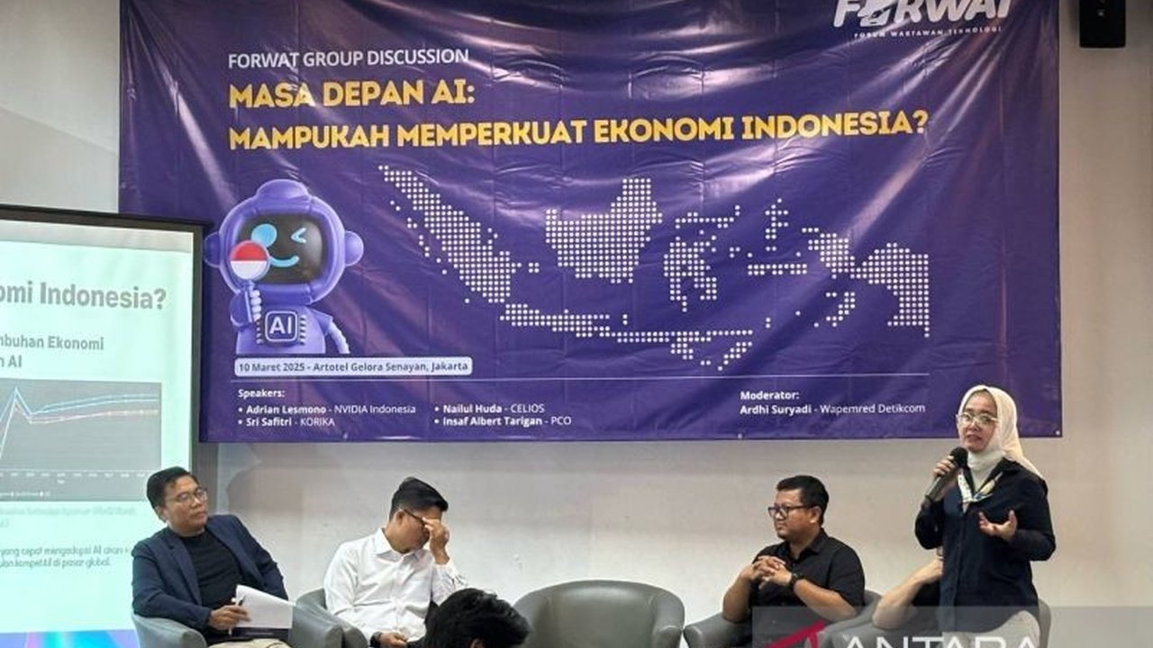 Sekjen Korika ungkap potensi AI untuk tingkatkan produktivitas dan perkuat ekonomi Indonesia, namun sebut perlu dukungan SDM, infrastruktur, dan regulasi yang memadai.