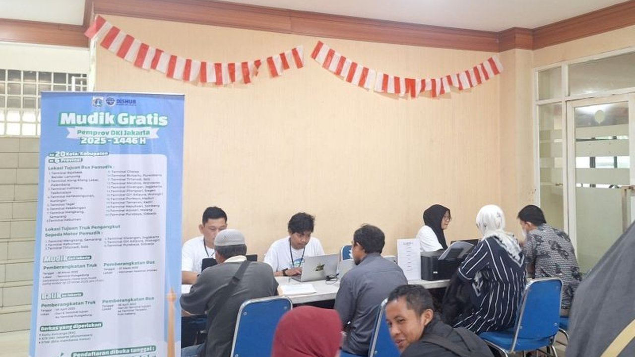 Sudinhub Jaksel telah memverifikasi 136 penumpang untuk program mudik gratis Lebaran 2025, dengan Solo sebagai tujuan terfavorit, sementara pendaftaran masih dibuka hingga pertengahan Maret.