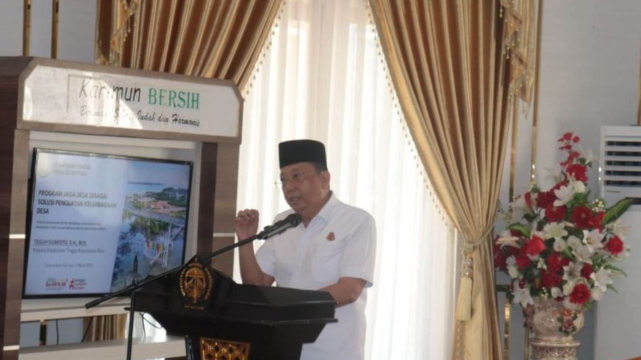 Kajati Kepri Tekankan Tata Kelola Desa Bebas Korupsi, Jaga Desa Jadi Solusi