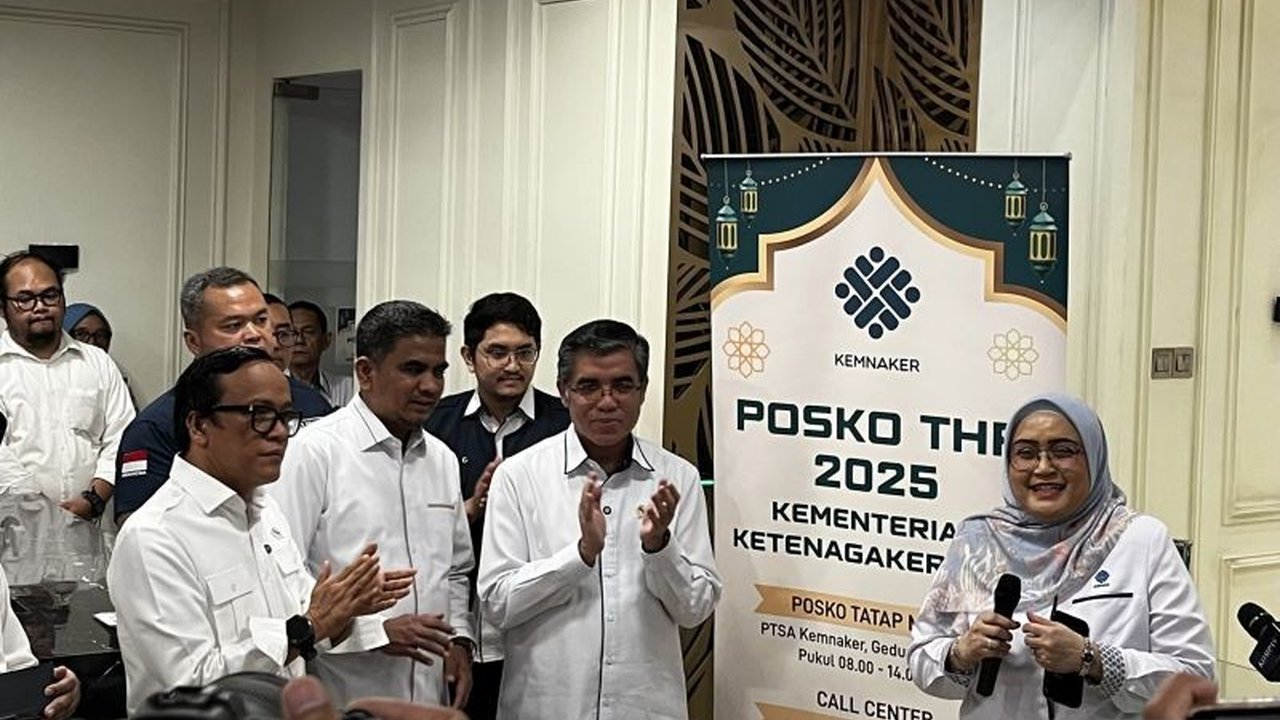 Kemnaker Pastikan Hak THR Pekerja Lewat Posko THR 2025