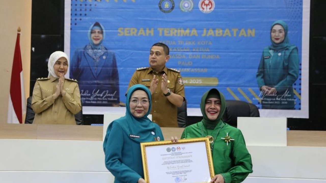Ketua TP PKK Makassar yang baru, Melinda Aksa, berkomitmen berinovasi untuk meningkatkan kesejahteraan masyarakat dan melanjutkan program-program unggulan sebelumnya.