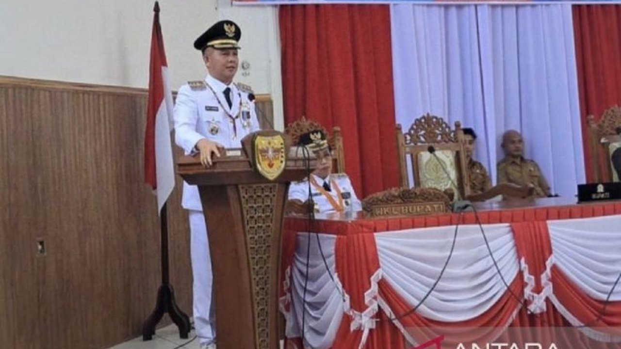 Bupati Gunung Mas, Jaya S Monong, selaraskan visi misi pembangunan daerah dengan visi Presiden Prabowo Subianto untuk Indonesia Maju menuju Indonesia Emas 2045.