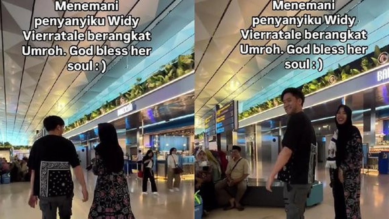 Momen Kevin Aprilio Ikut Antarkan Widy Vierratale dan Rombongan Berangkat Jalani Ibadah Umrah