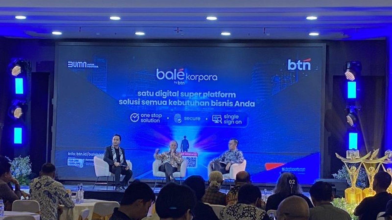 Bank BTN meluncurkan Bale Korpora, platform wholesale banking untuk memperkuat pendanaan dan menargetkan pertumbuhan dana murah hingga Rp90 triliun serta 21.000 pengguna baru pada akhir tahun.