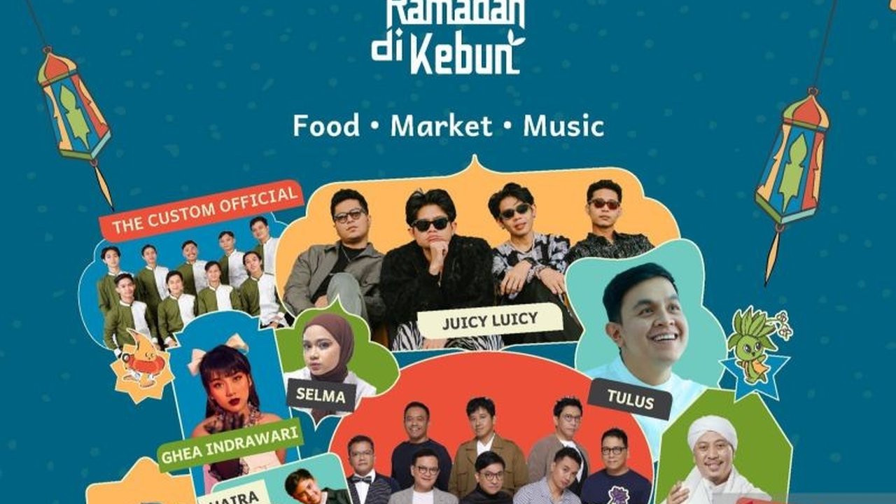 Kebun Raya Bogor akan menggelar konser musik bertajuk 'Ramadan di Kebun' pada 21-23 Maret 2025, menampilkan musisi ternama seperti Tulus, Kahitna, dan Opick, serta berbagai kegiatan menarik lainnya.