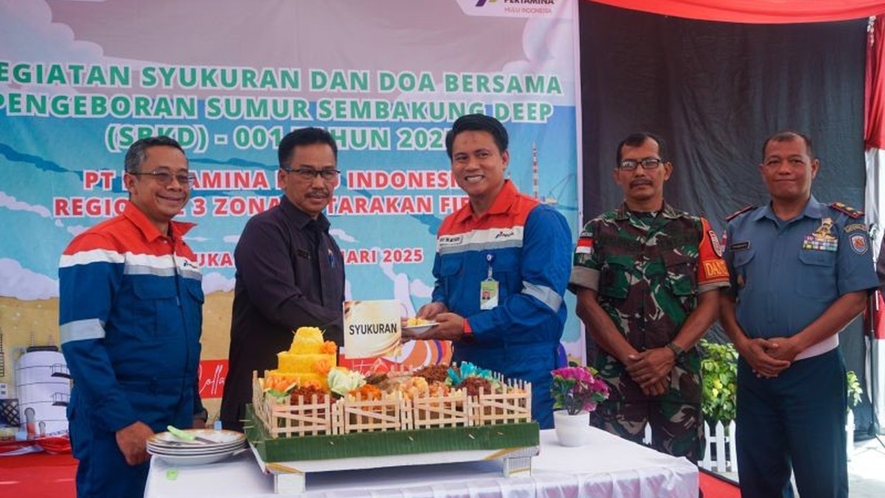 Pertamina EP Tarakan memulai pengeboran sumur eksplorasi Sembakung Deep-001 di Kalimantan Utara, dengan target potensi sumber daya migas lebih dari 50 juta barel setara minyak.