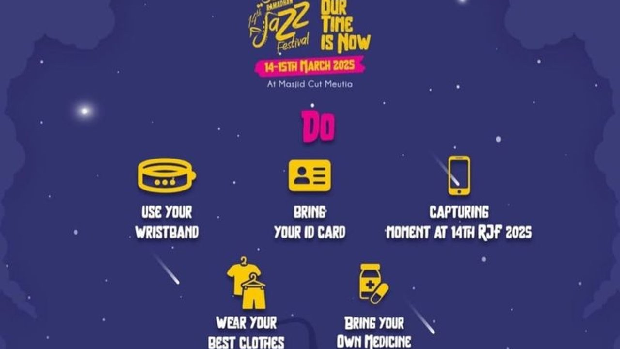 Ponsel pintar nubia mendukung Ramadhan Jazz Festival 2025 di Jakarta, menggabungkan konser musik dengan aksi sosial renovasi masjid dan berbagi melalui teknologi AI.