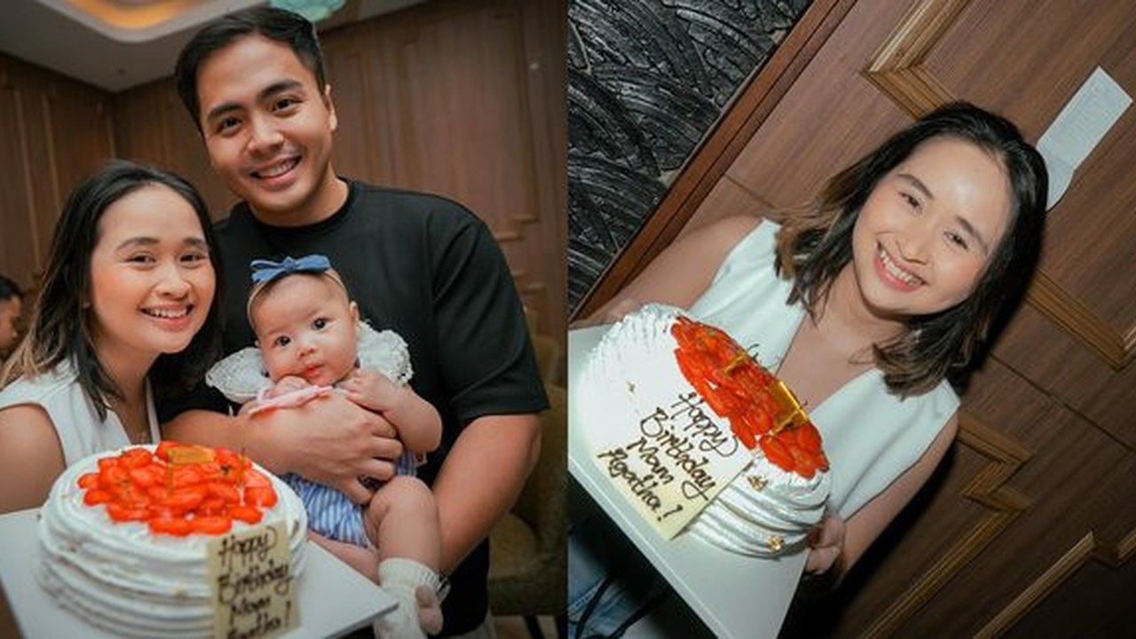 Potret Ultah Gritte Agatha ke-29, Bahagia Rayakan Bareng Suami dan Anak