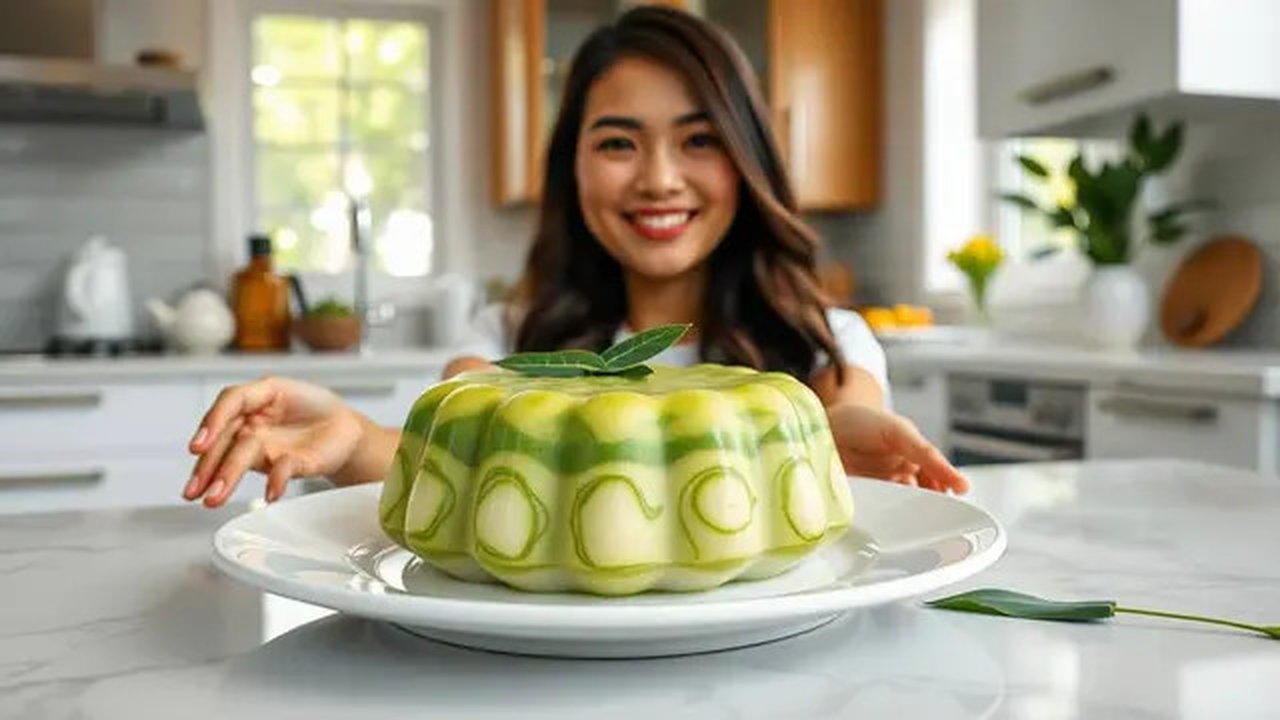 resep puding lumut Ilustrasi dibuat AI