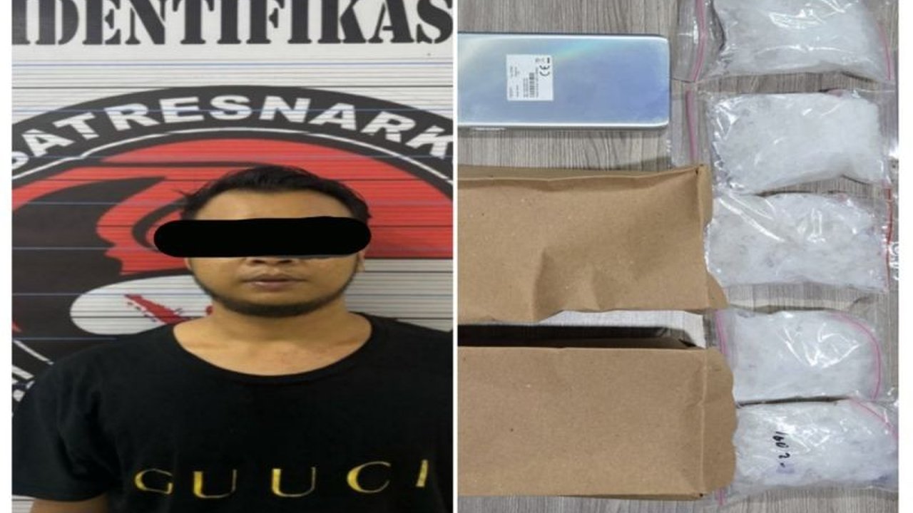 Satresnarkoba Polresta Banjarmasin berhasil menangkap seorang karyawan swasta, MM (30), dengan barang bukti hampir setengah kilogram sabu siap edar di Banjarmasin Timur.