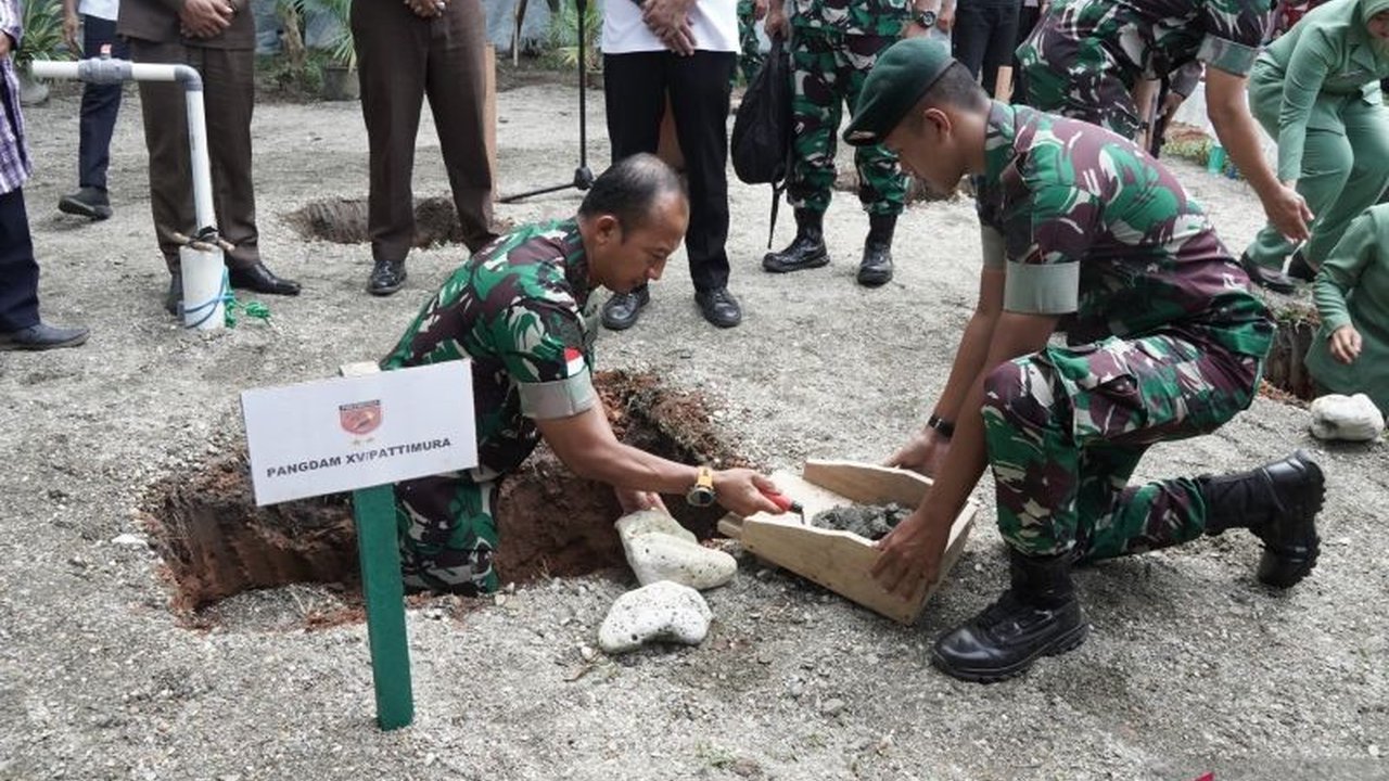 Kodam Pattimura Bangun Fasilitas Air Bersih untuk 440 Rumah di Desa Jamilo, Maluku