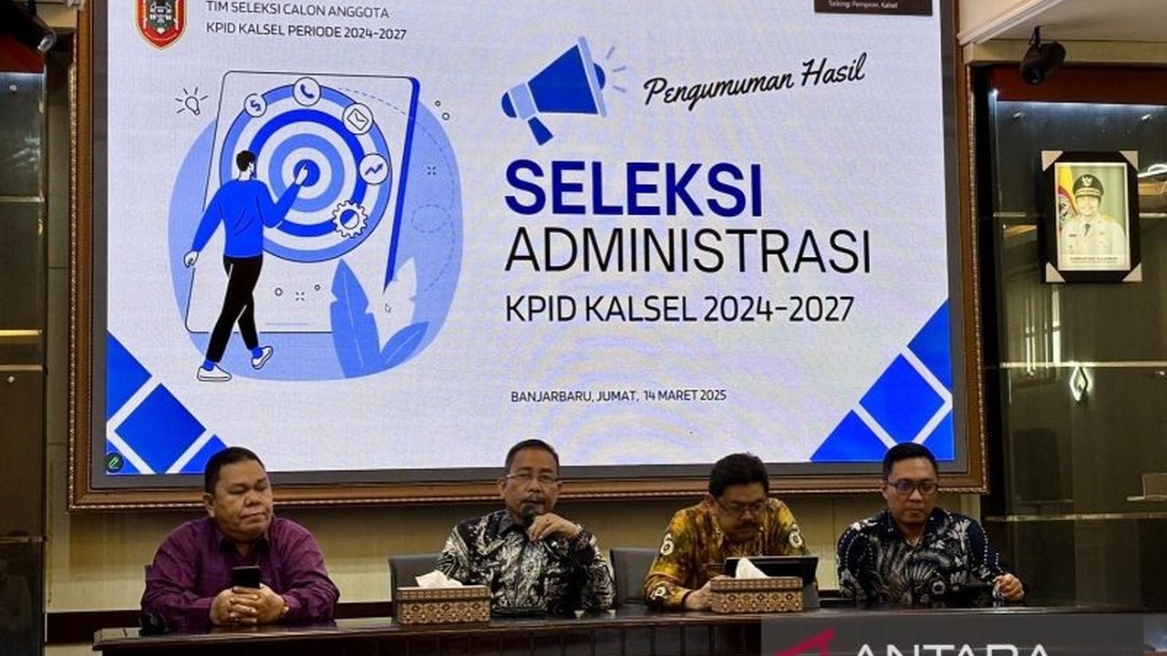 Timsel KPID Kalsel telah menyaring 57 calon komisioner berkualitas dari 66 pendaftar untuk melanjutkan ke tahap seleksi berikutnya guna meningkatkan mutu penyiaran di Kalimantan Selatan.