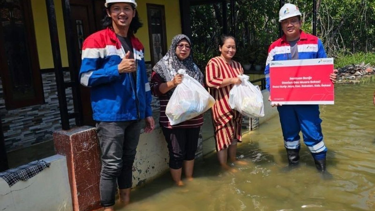 PT Pertamina Gas Negara Tbk (PGN) menyalurkan bantuan pangan dan layanan kesehatan kepada lebih dari 3.000 korban banjir di Bekasi dan Jakarta Timur, sebagai bentuk kepedulian dan tanggung jawab sosial perusahaan.