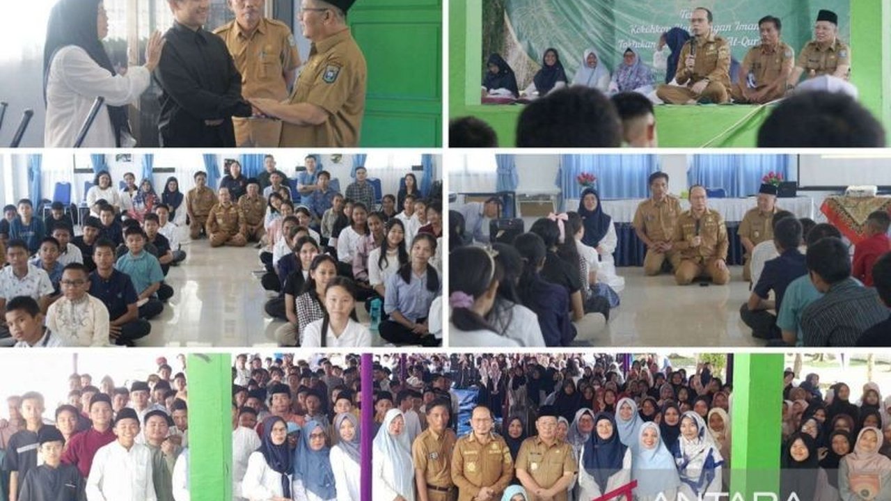 Bupati Bangka Tengah, Algafry Rahman, menekankan pentingnya pendidikan karakter dan toleransi antar-umat beragama di kalangan pelajar, seperti yang diimplementasikan dalam kegiatan pesantren kilat dan kerohanian di SMPN 1 Koba.