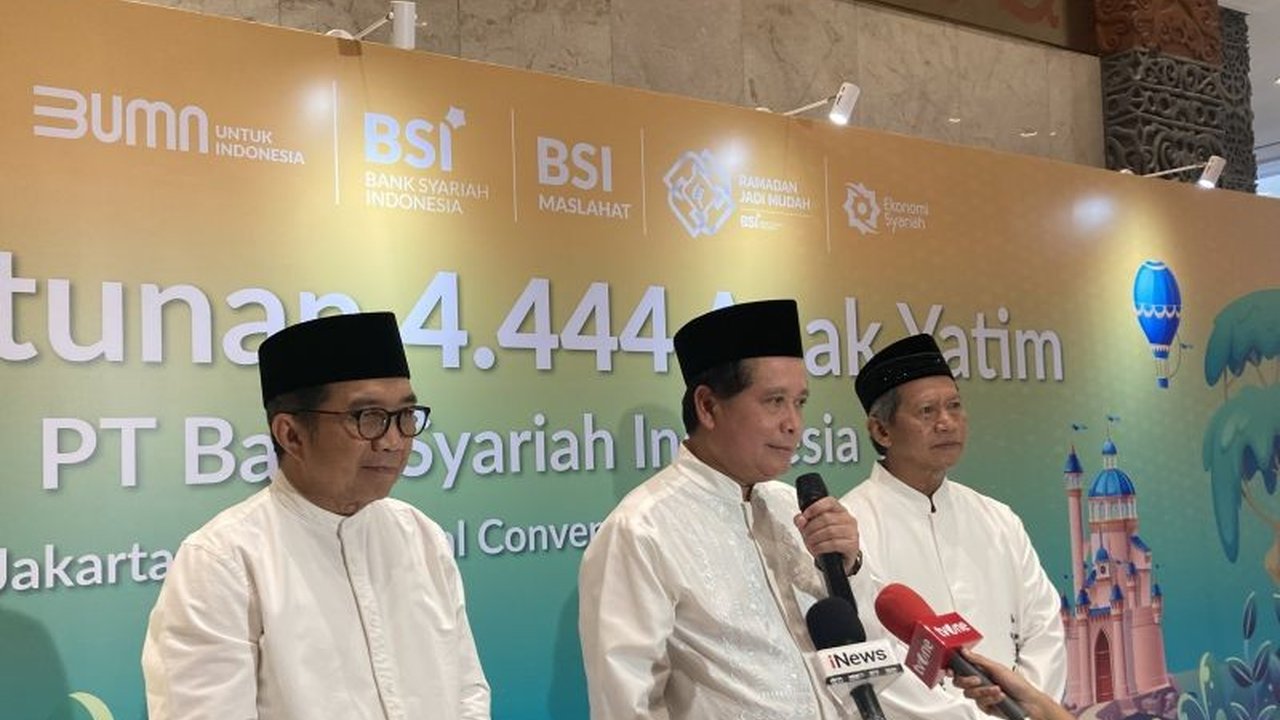 Bank Syariah Indonesia (BSI) merayakan milad ke-4 dengan memberikan santunan kepada 4.444 anak yatim di Jabodetabek dan seluruh Indonesia, meningkat signifikan dari tahun sebelumnya.