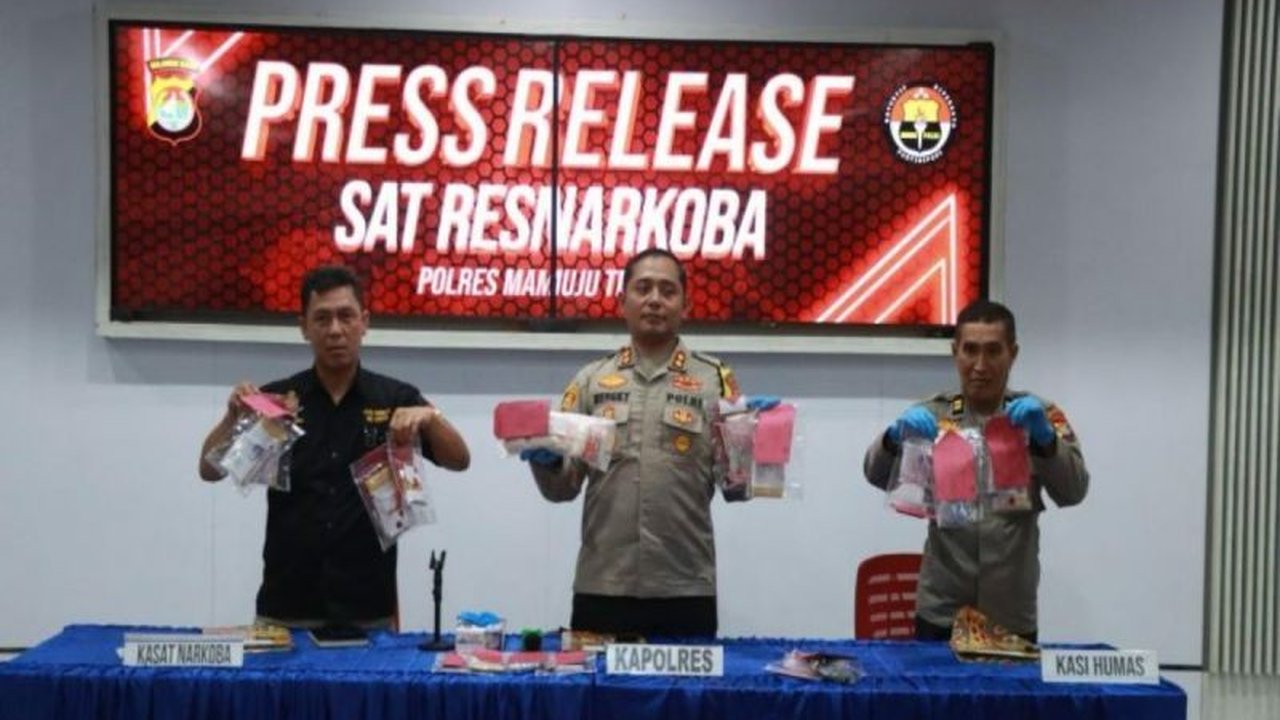 Polres Mamuju Tengah Berhasil Ungkap 18 Kasus Penyalahgunaan Narkoba