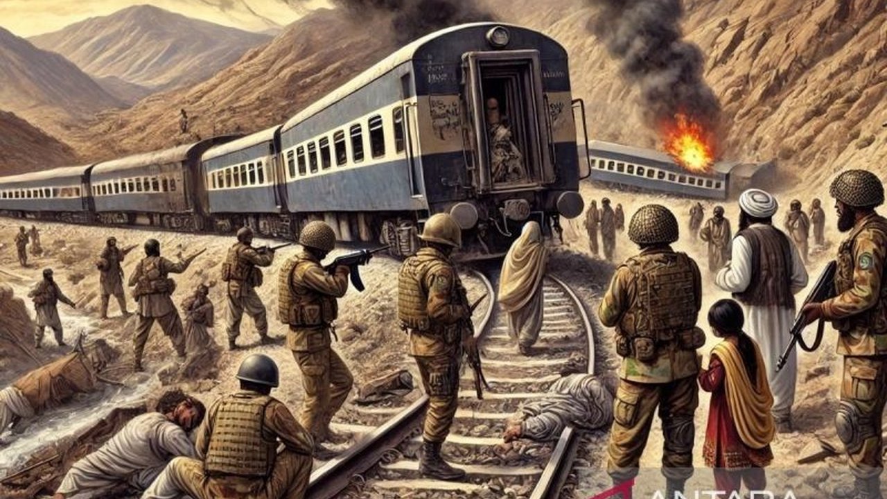 Serangan terhadap kereta api Jaffar Express di Pakistan mengakibatkan 30 korban jiwa, dengan Pakistan menuding India dan Afganistan terlibat dalam insiden tersebut.