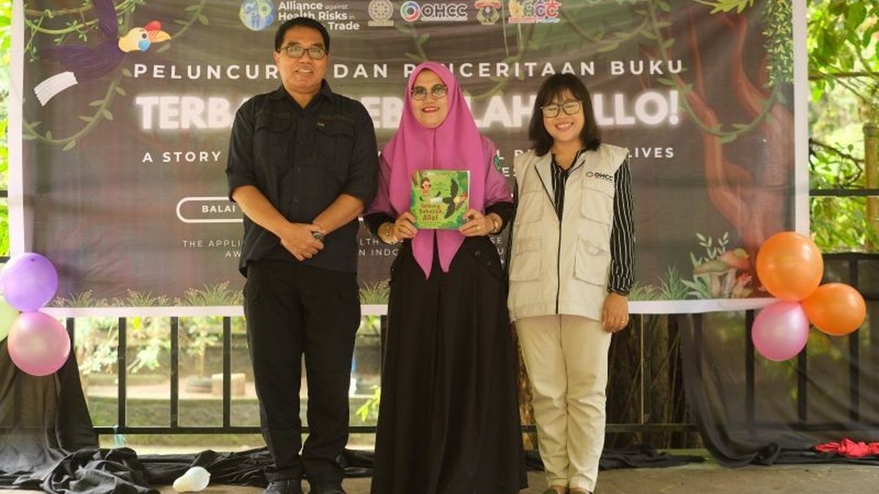 One Health Collaborating Center (OHCC) luncurkan buku cerita anak 'Terbang Bebaslah, Allo!' untuk edukasi pelestarian satwa liar dan cegah penyakit zoonotik di Taman Nasional Bantimurung-Bulusaraung, Sulawesi Selatan.
