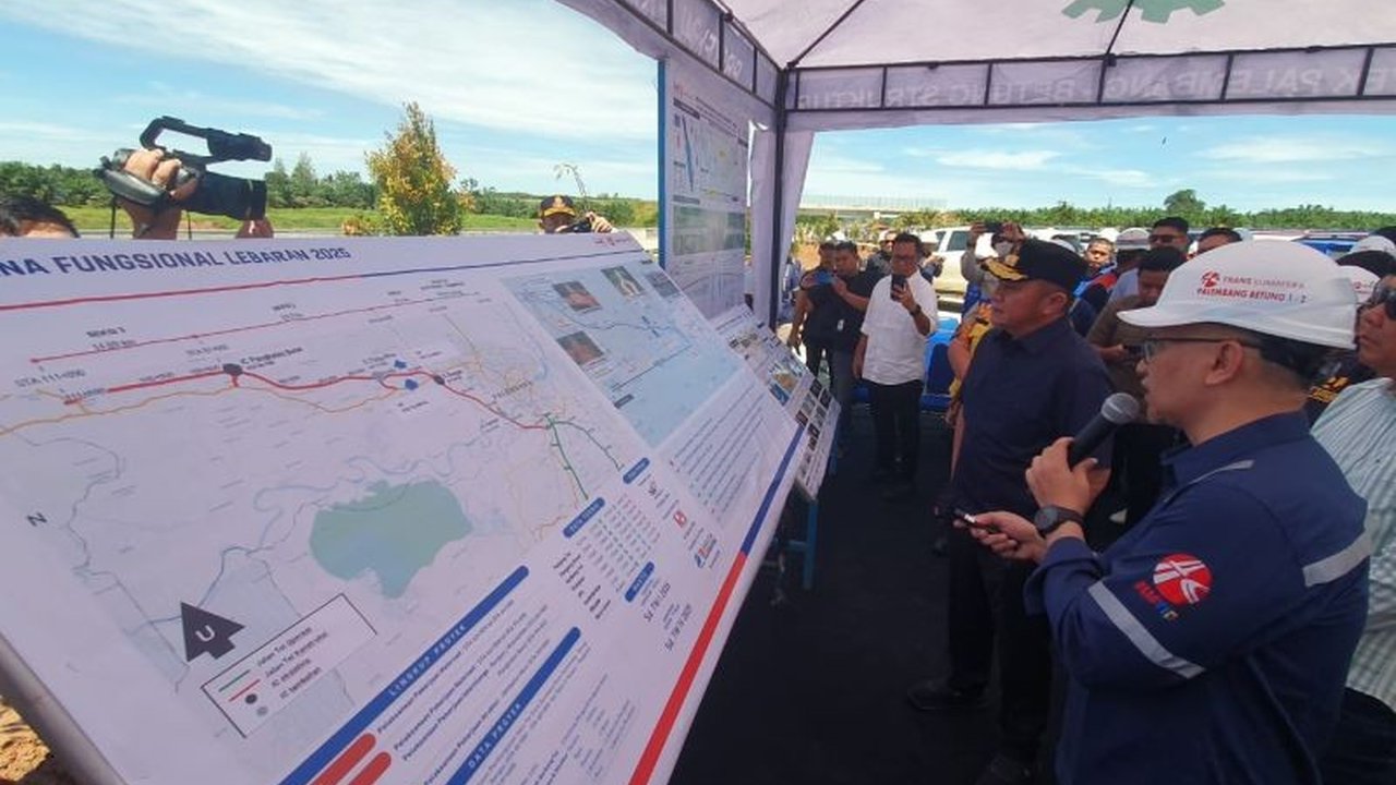 Ruas Tol Palembang-Betung Seksi 2 akan beroperasi fungsional mulai H-7 Lebaran 2025 untuk mengurangi kepadatan lalu lintas di jalur mudik Sumatera Selatan.