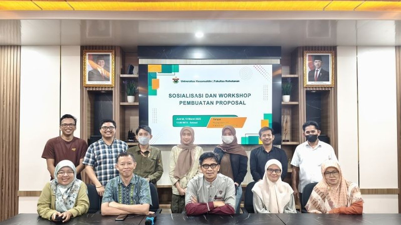 Fakultas Kehutanan Unhas menggelar workshop penyusunan proposal penelitian untuk meningkatkan peluang dosen memperoleh pendanaan riset nasional dan internasional.