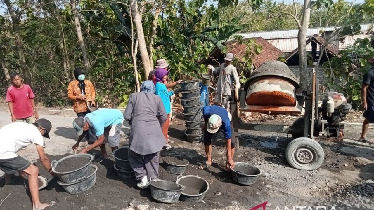 Bantul Berdayakan Pengangguran Lewat Padat Karya Infrastruktur