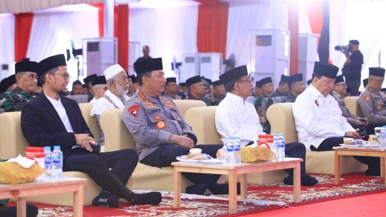 Kapolri Jenderal Listyo Sigit Prabowo memperkuat sinergi antarinstansi melalui buka puasa bersama dengan kementerian, lembaga, dan TNI di Mabes Polri, Jakarta.