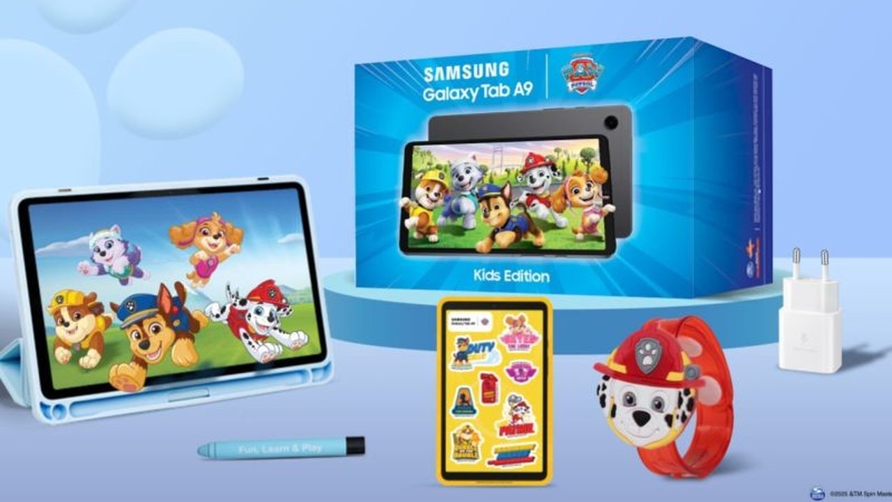 Samsung menghadirkan Galaxy A16 dan Galaxy Tab A9 edisi PAW Patrol dengan aksesoris dan fitur keamanan digital untuk mendukung kreativitas dan melindungi anak.
