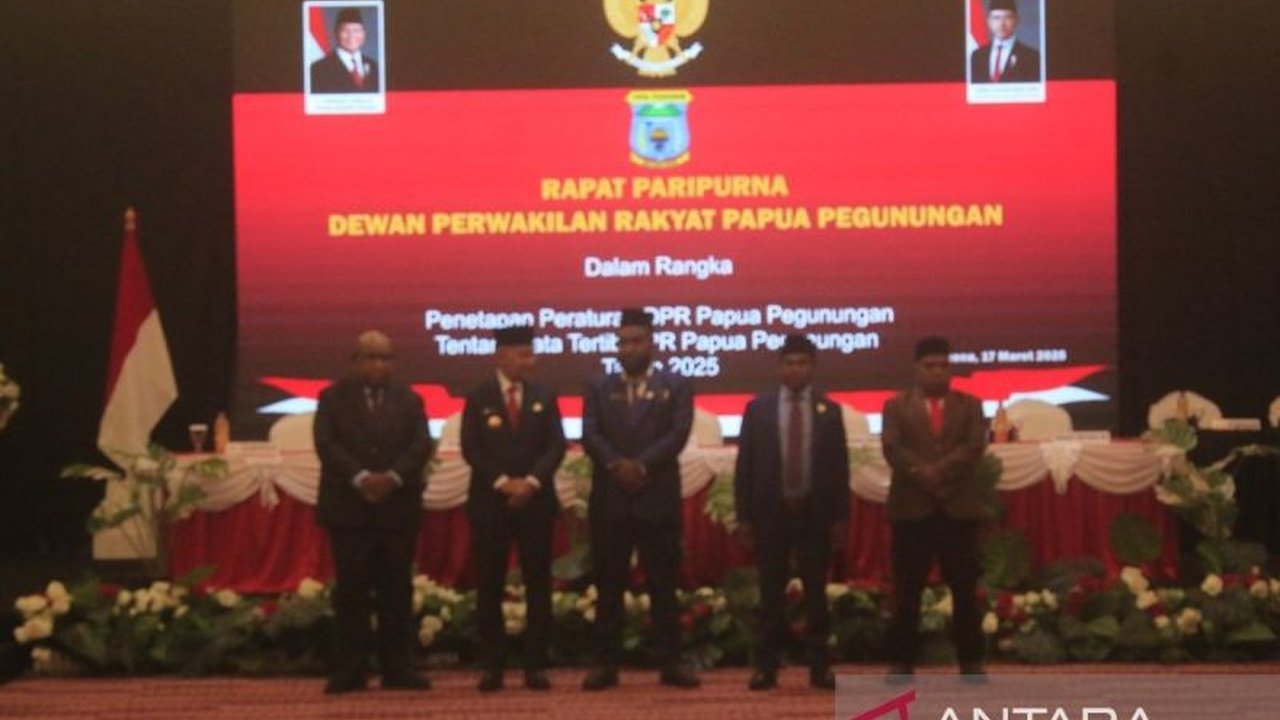 Pemprov Papua Pegunungan Apresiasi Draf Tata Tertib DPRP Pegunungan