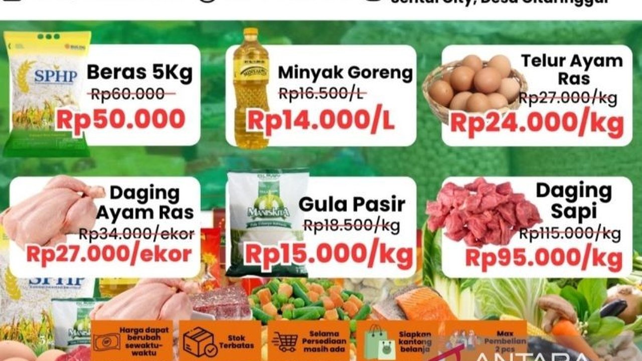 Kadin Kabupaten Bogor menggelar bazar pangan murah untuk menstabilkan harga sembako jelang Idul Fitri 1444 H, berkolaborasi dengan Pemkab Bogor dan Bulog.