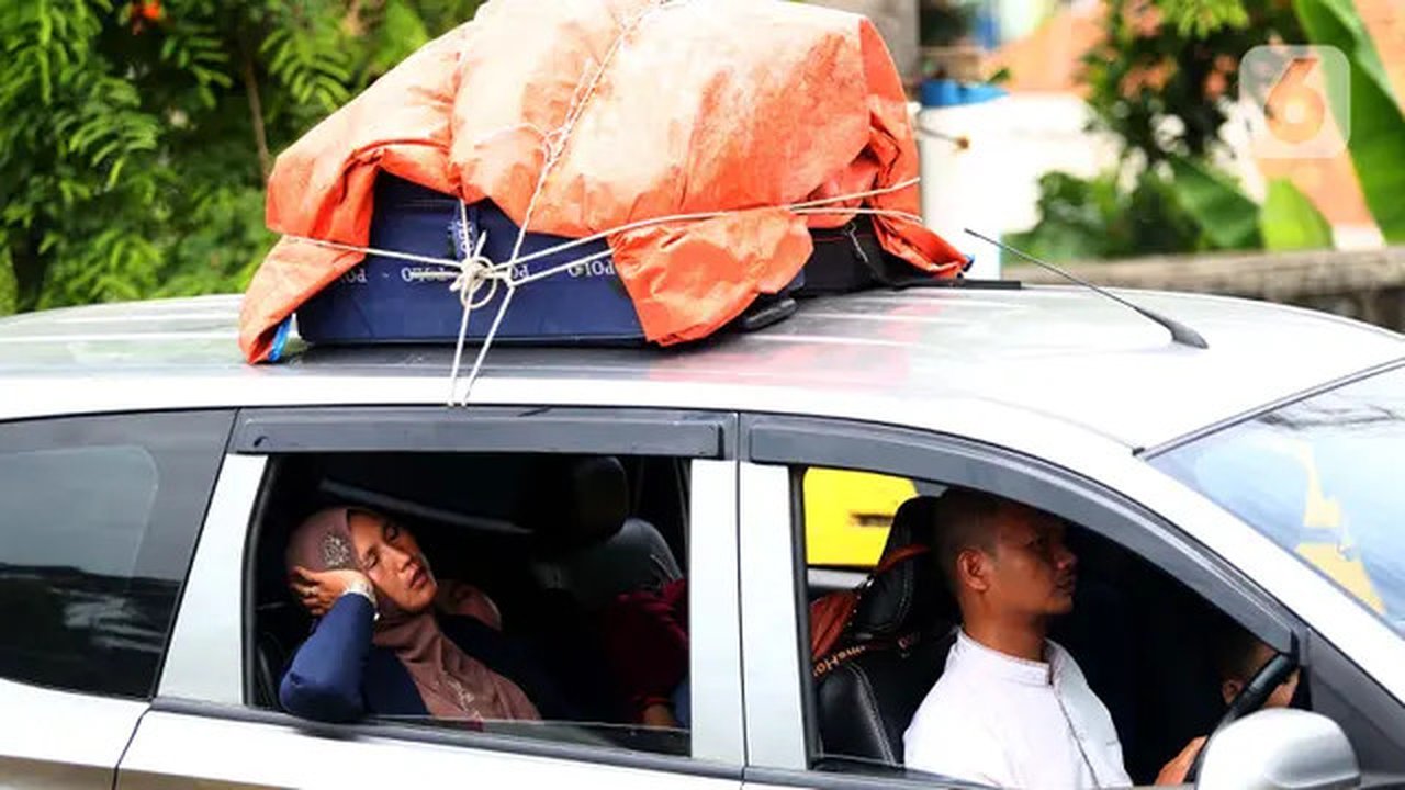 Sebelumnya, Polda Banten sudah mengantisipasi perkiraan puncak arus mudik Lebaran 2024. (Liputan6.com/Angga Yuniar)