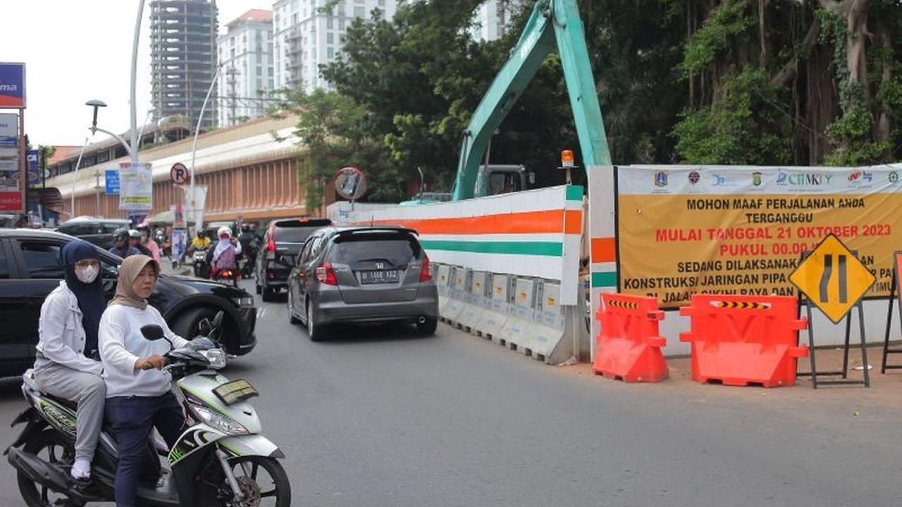Dinas SDA DKI Jakarta sesuaikan penutupan jalan di Jakpus, termasuk Cikini Raya dan Antara, imbas proyek saluran air limbah bawah tanah Zona 1 Paket 5, dengan kajian dan kondisi lapangan untuk mencegah kemacetan.