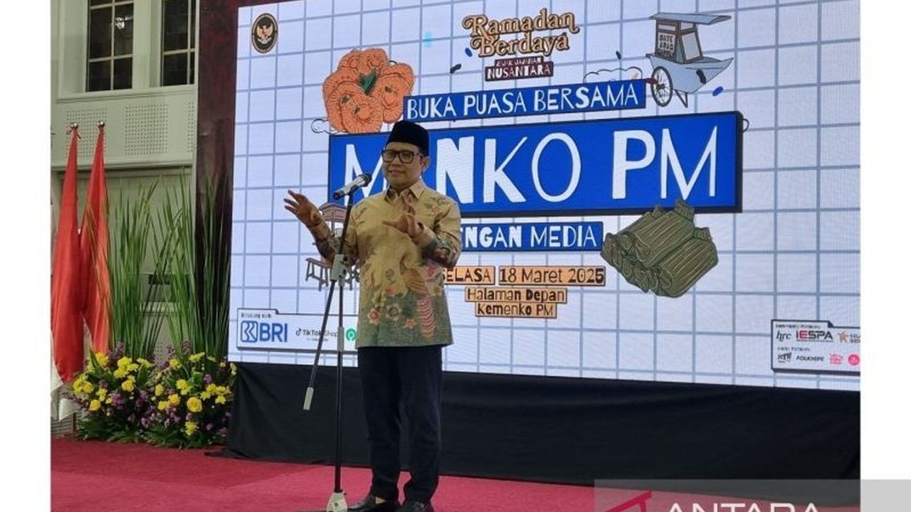 Menko Muhaimin Iskandar borong takjil dan berharap acara Ramadhan Berdaya 2025 yang memberdayakan UMKM dapat menjadi agenda tahunan.