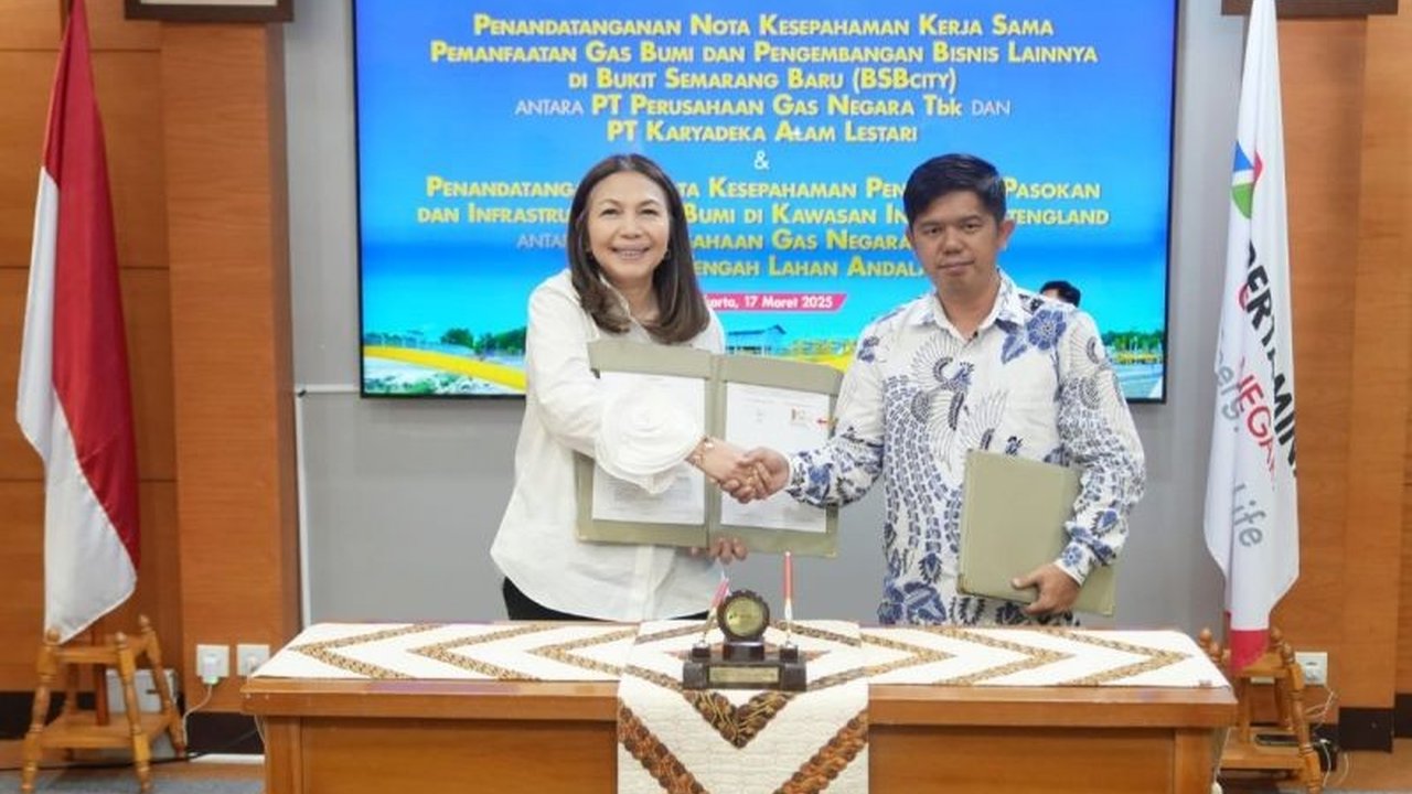 PT Perusahaan Gas Negara (PGN) dan PT Jawa Tengah Lahan Andalan sepakat jamin pasokan gas bumi untuk Kawasan Industri Jatengland di Jawa Tengah, guna mendukung pertumbuhan industri nasional.