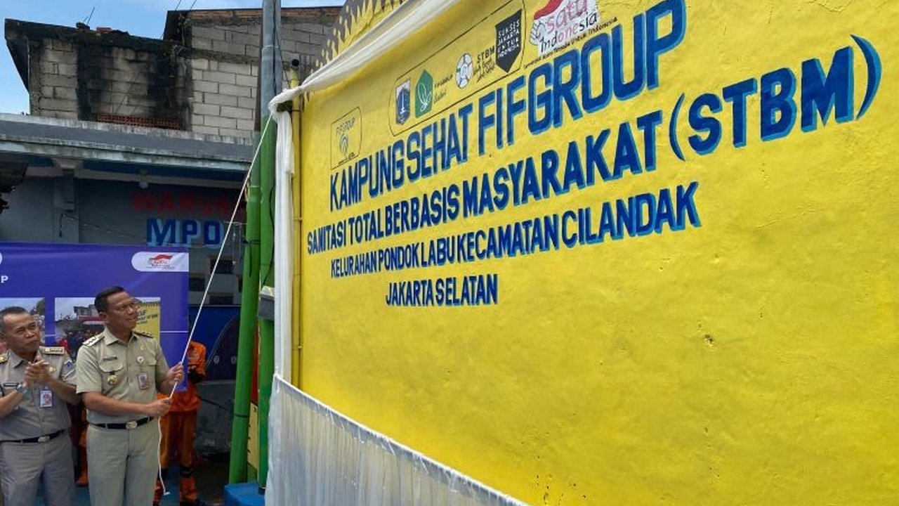 Pemkot Jaksel memasang empat tangki septik di Pondok Labu untuk mengurangi kebiasaan buang air besar sembarangan dan mewujudkan kawasan bebas ODF dalam dua tahun mendatang.