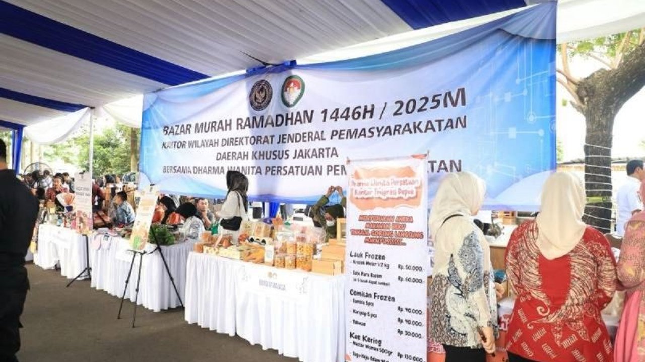 Pemerintah Kota Tangerang berpartisipasi dalam Bazar Murah Ramadhan Kemenkumham dengan menyediakan sembako murah, selaras dengan program Asta Cita Presiden dan Gampang Sembako Kota Tangerang.