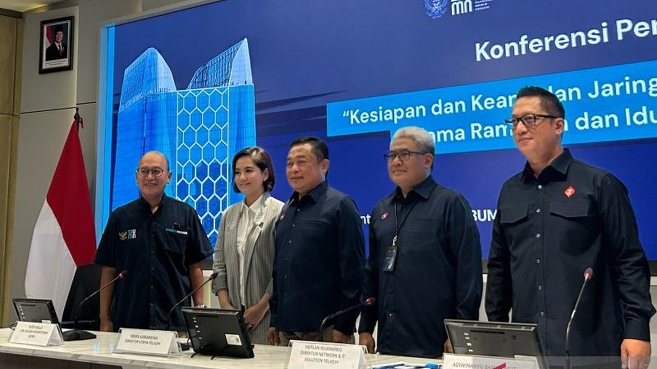 Telkom meningkatkan kapasitas internet hingga 58 Tbps untuk mengantisipasi lonjakan trafik selama Ramadhan dan Lebaran 2025, serta mendukung tren work from anywhere.