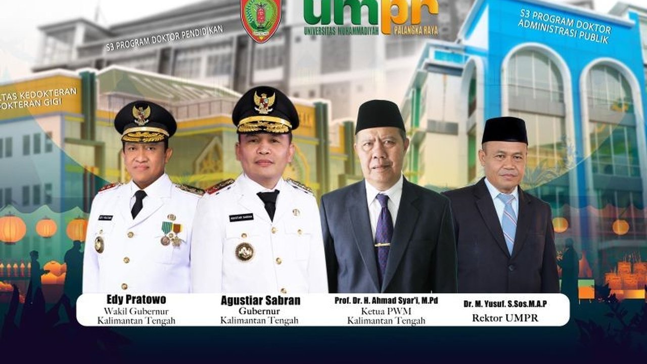 Gubernur Kalteng meminta Muhammadiyah meningkatkan kualitas SDM di Kalimantan Tengah, sementara UMPR berfokus menjadi pusat unggulan kesehatan regional Kalimantan.